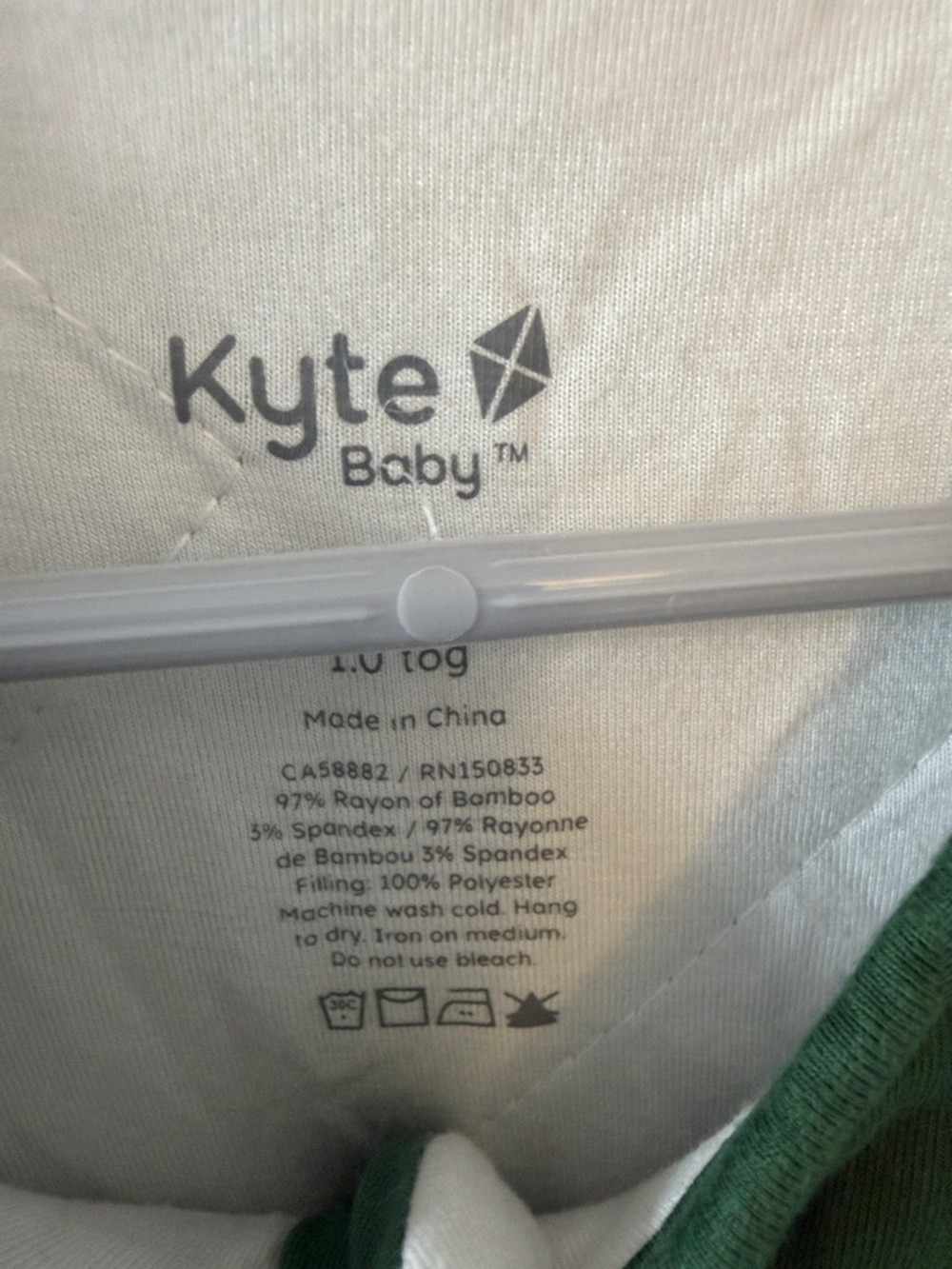 Kyte BABY Forest Green Sleeveless Walker Style Sleep Sack - Picture 2 of 6